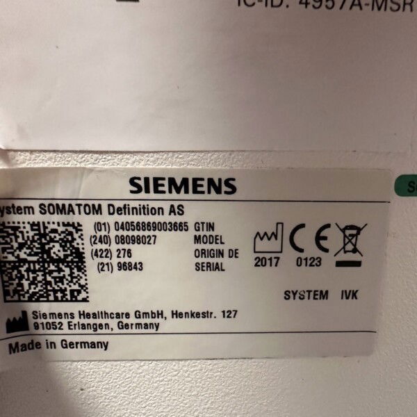 Siemens Definition AS 128 + - 2017