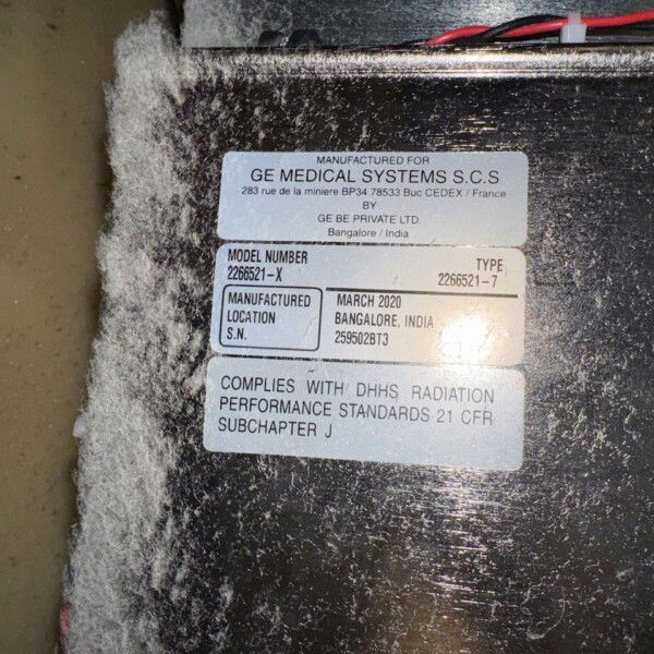 GE Optima CT580 RT - 2010