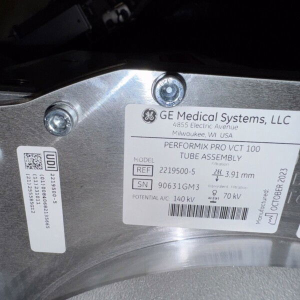 GE Optima CT580 RT - 2015