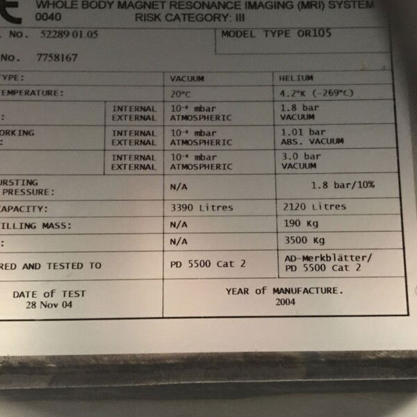 Siemens Avanto Fit 1.5T - 2004