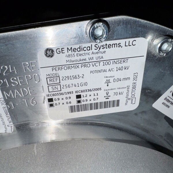 GE Optima CT580 RT - 2010