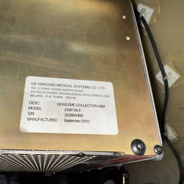 GE Optima CT580 RT - 2010