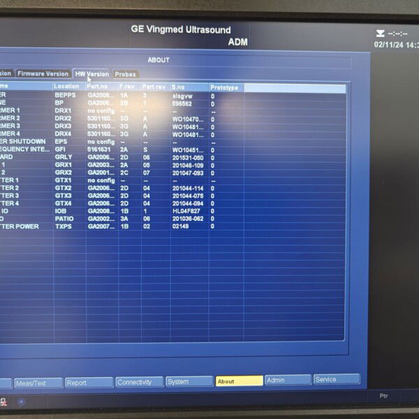 GE Vivid E9 - 2011