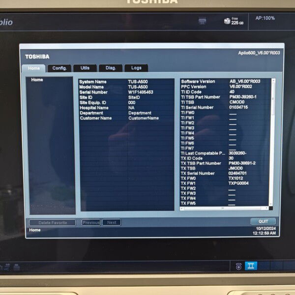 Toshiba Aplio 500 - 2014