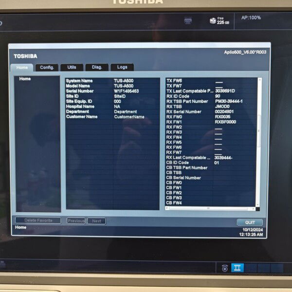 Toshiba Aplio 500 - 2014
