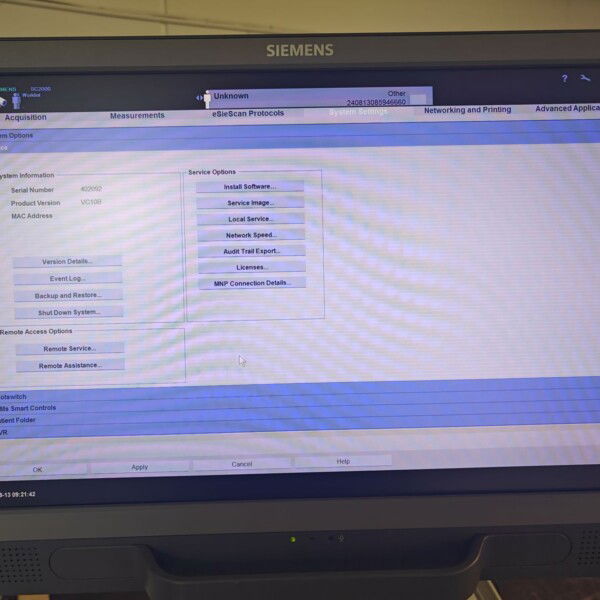 Siemens Acuson SC2000 - 2015