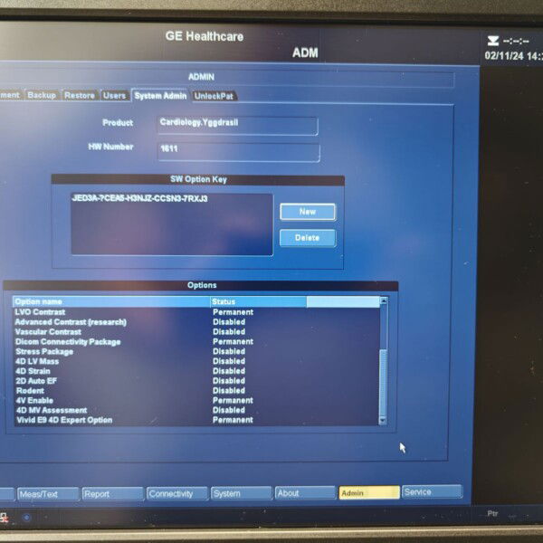 GE Vivid E9 - 2011