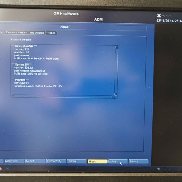 GE Vivid E9 - 2011