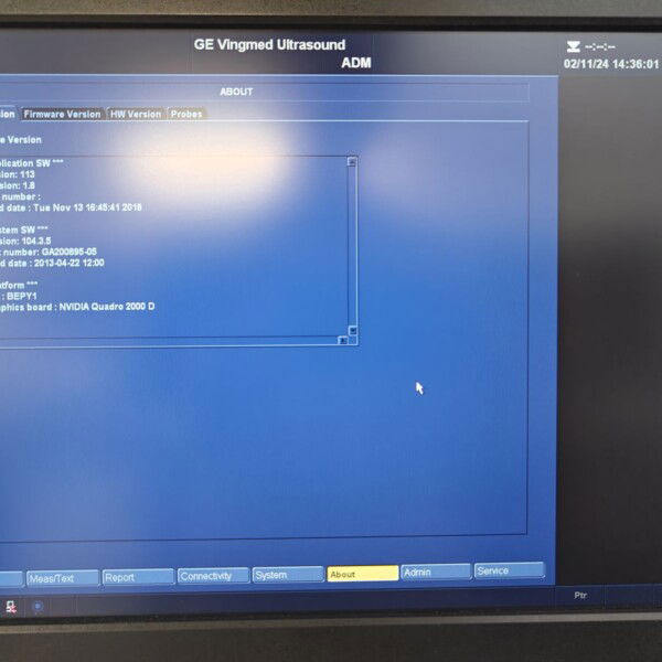 GE Vivid E9 - 2011