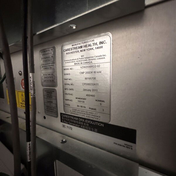 Carestream DRX Evolution - 2011