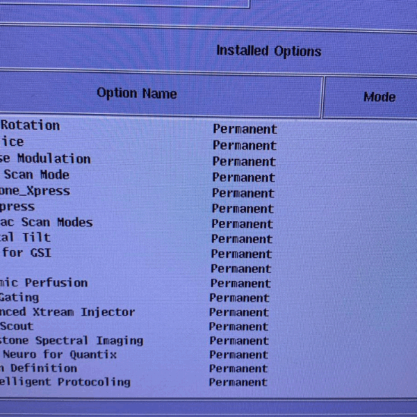 GE Revolution Apex 256 - 2014