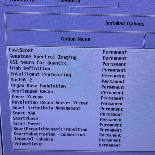 GE Revolution Apex 256 - 2014