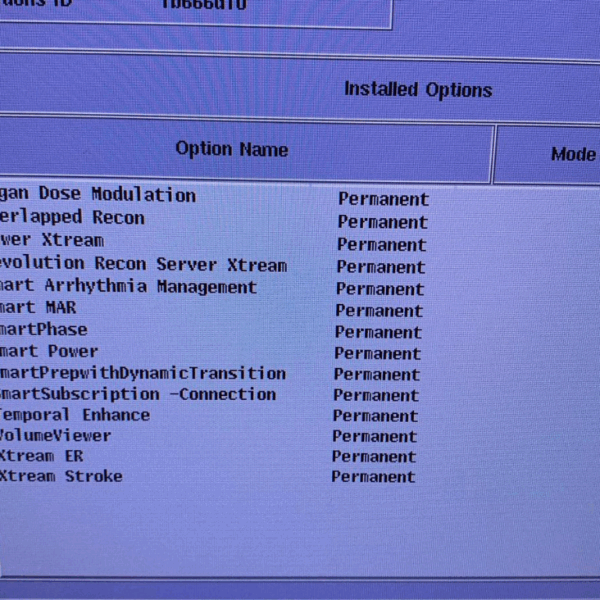 GE Revolution Apex 256 - 2014