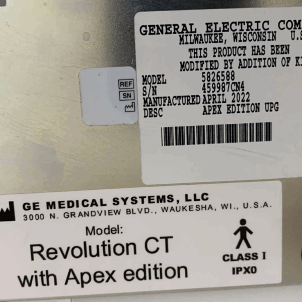 GE Revolution Apex 256 - 2014