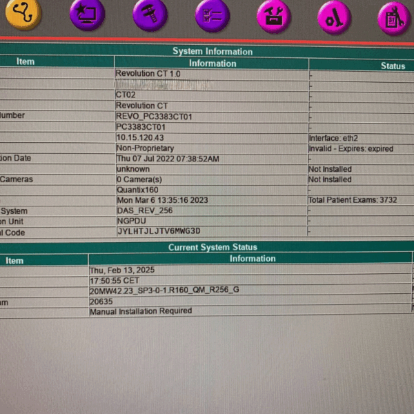 GE Revolution Apex 256 - 2014