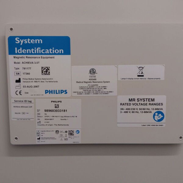 Philips Achieva 3T dStream - 2007/2015