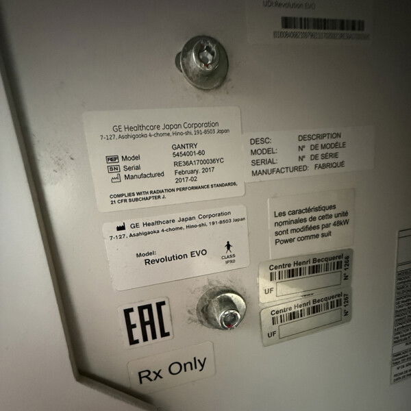 GE Revolution Evo 128 - 2017