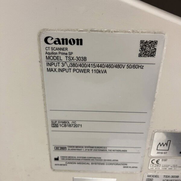 Canon Aquilion Prime SP - 2018