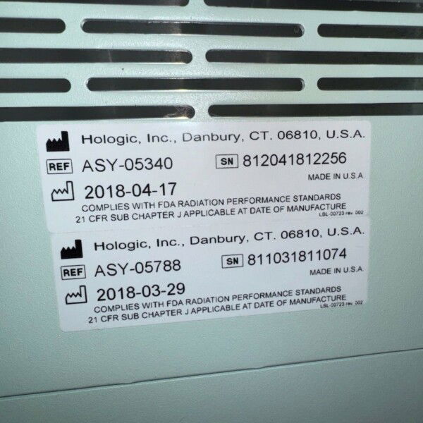 Hologic Selenia 3Dimensions - 2018
