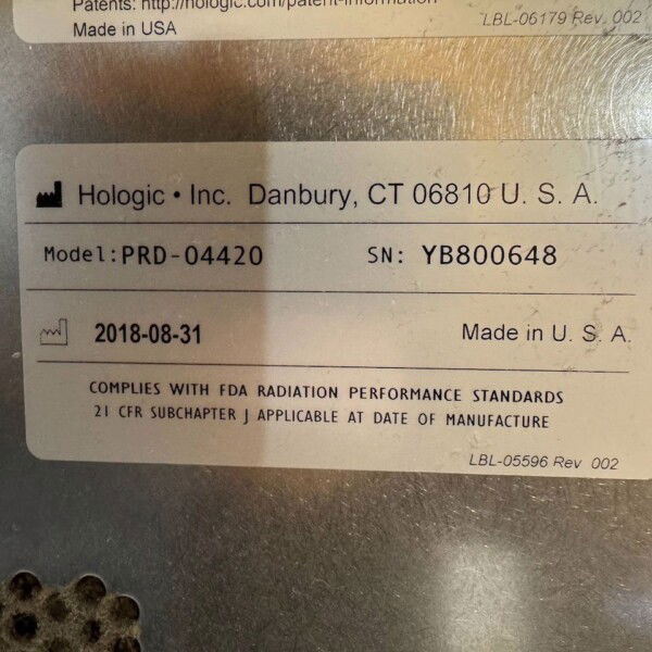 Hologic Selenia 3Dimensions - 2018