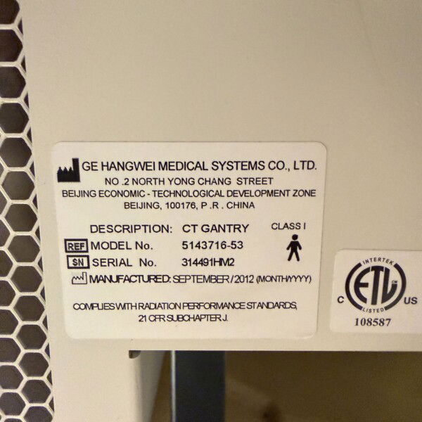 GE Discovery NM/CT 670 - 2012